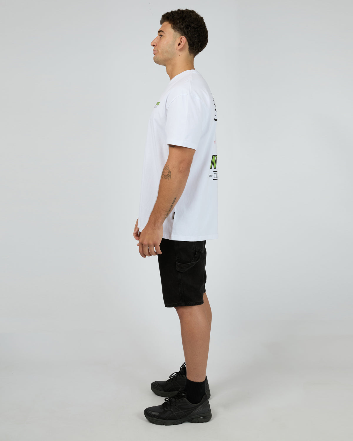 Ace Box Fit Tee White