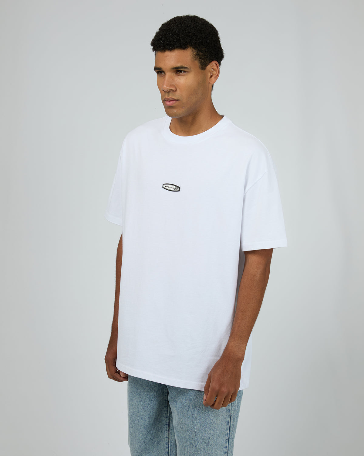 Primary Box Fit Tee White