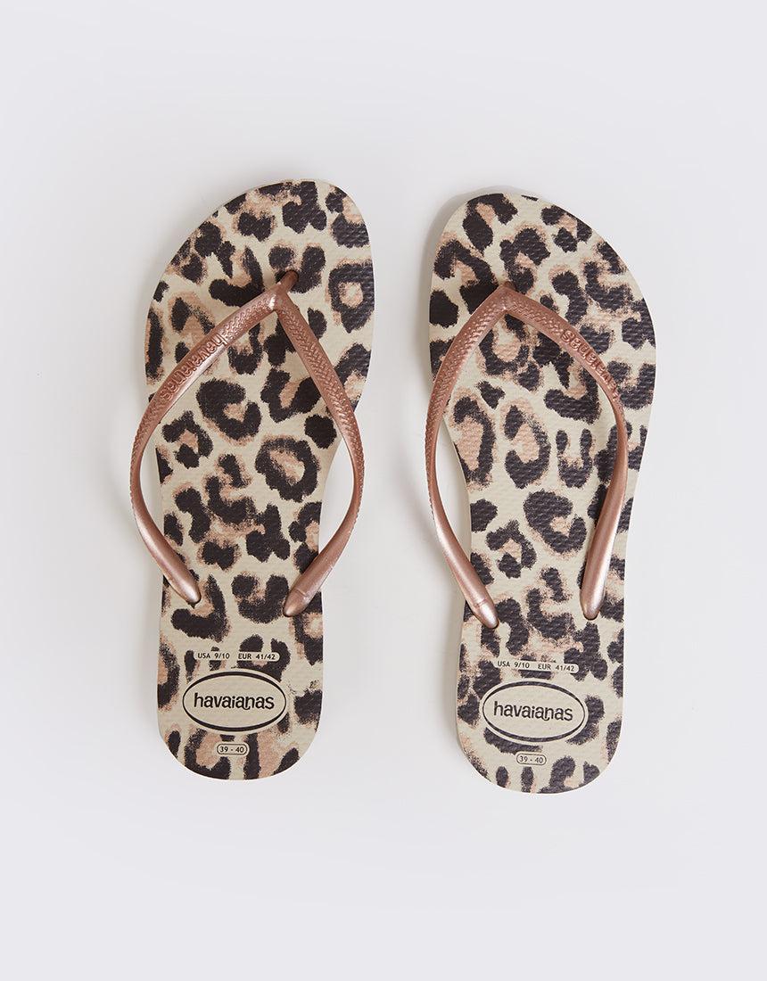 Havaianas slim hot sale animal print