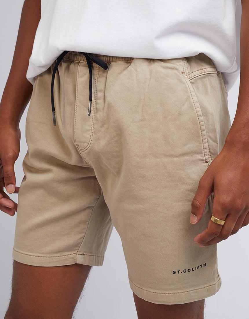 St. Goliath-Fairhaven Ew Hybrid Short Sand-Edge Clothing